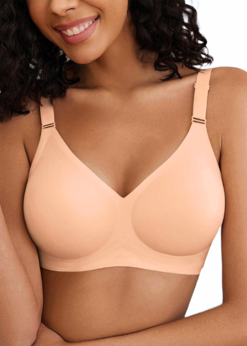 Femifemme FlexiComfort bøjlefri push up bralette - Nude skin