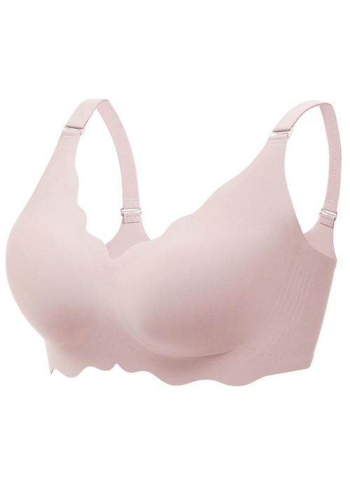 SoftWave Full Coverage Bøjlefri Push up BH - Soft Pink