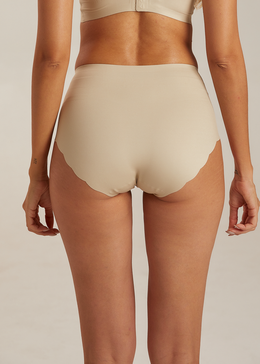 Invisible Highwaist Maxi Trusser - Sand