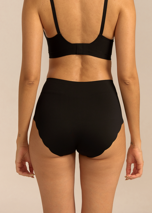 Invisible Highwaist Maxi Trusser - Sort