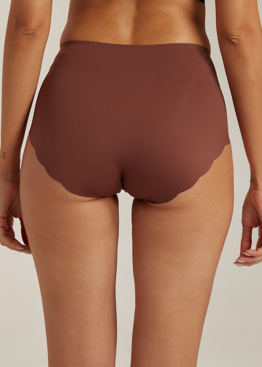 Invisible Highwaist Maxi Trusser - Velvet Chocolate