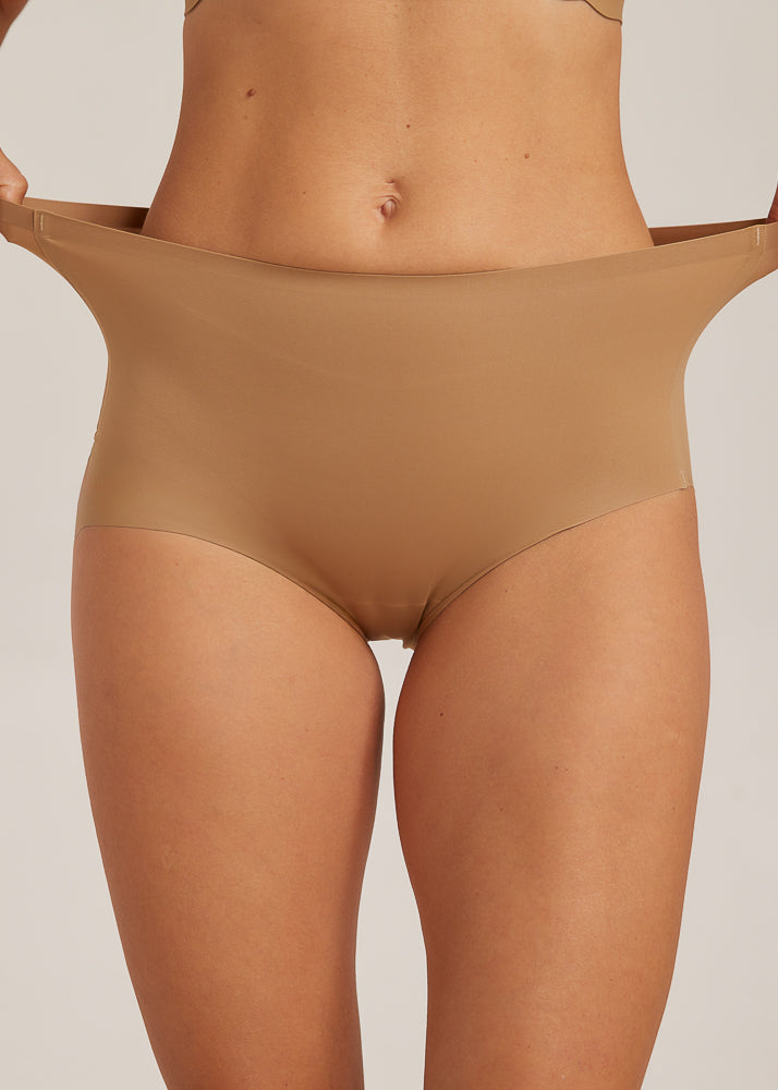 Invisible Highwaist Maxi Trusser - Skin