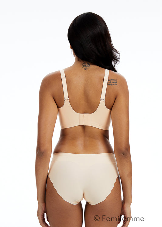 V-Mesh Comfort bøjlefri BH - Nude