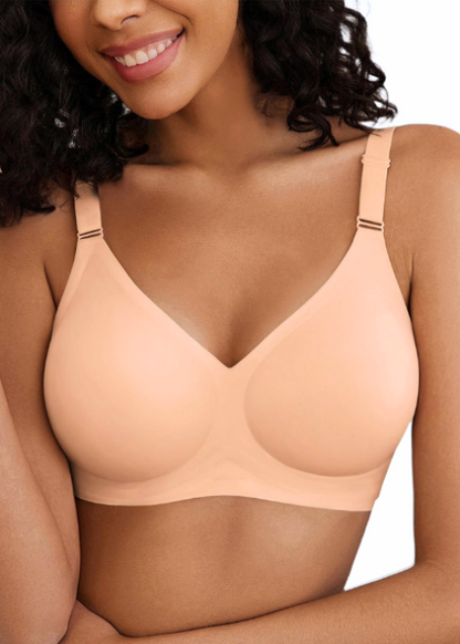 Femifemme FlexiComfort bøjlefri push up bralette - Nude skin