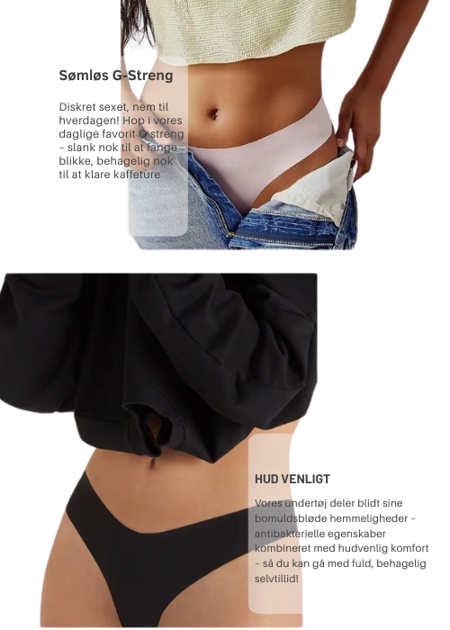 Femifemme Invisible G-streng - Sort