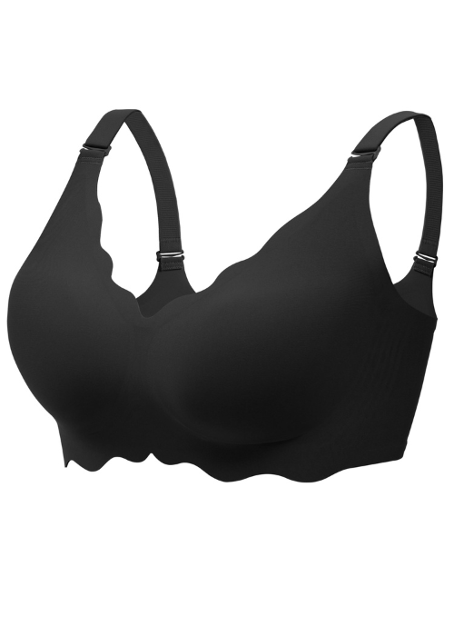 Femifemme SoftWave Full Coverage Bralette - Sort