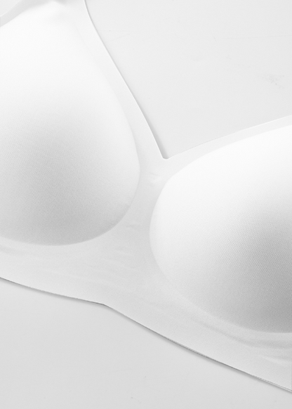 Femifemme FlexiComfort bøjlefri push up bralette - Hvid