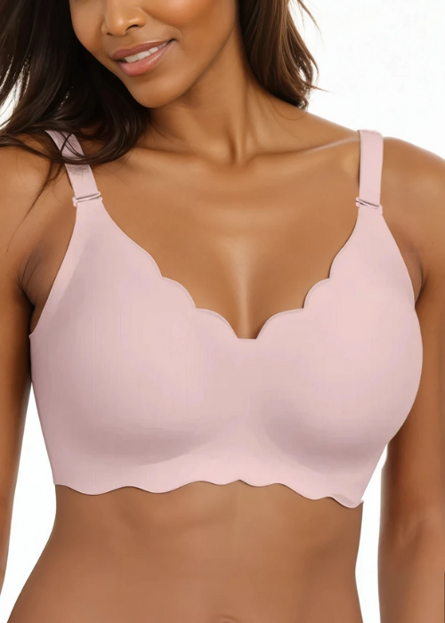 Femifemme SoftWave Full Coverage Bralette - Pink nude