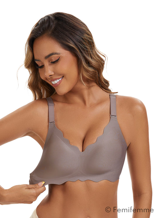 Femifemme SoftWave Full Coverage Bralette - Soft Mocha