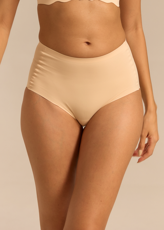 Invisible Highwaist Maxi Trusser - Nude
