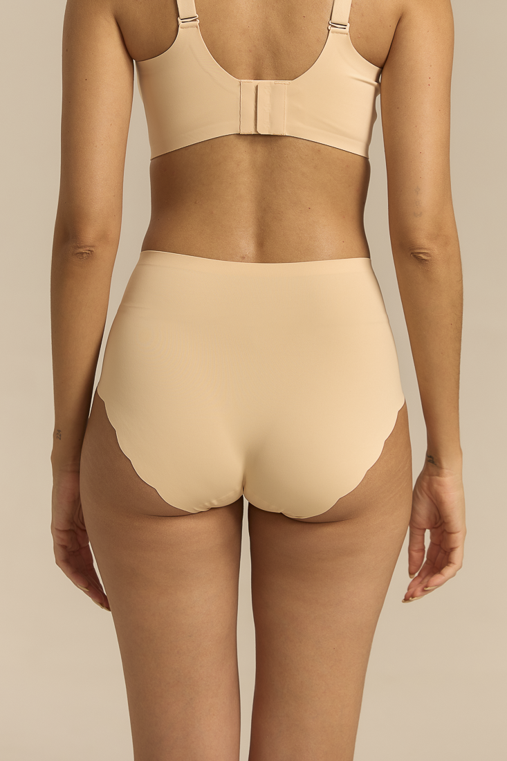 Invisible Highwaist Maxi Trusser - Nude