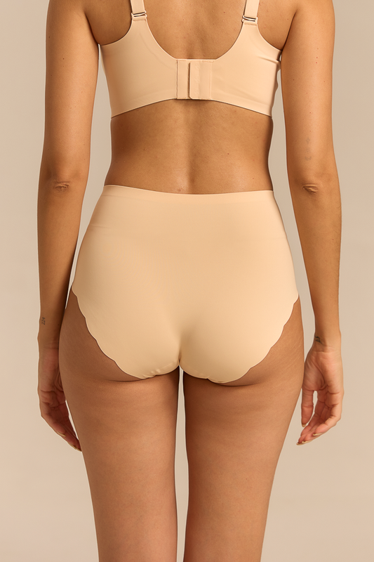 Invisible Highwaist Maxi Trusser - Nude
