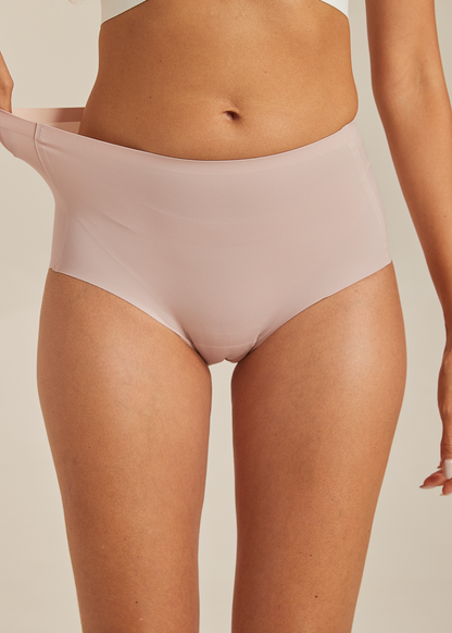 Invisible Highwaist Maxi Trusser - Soft Pink