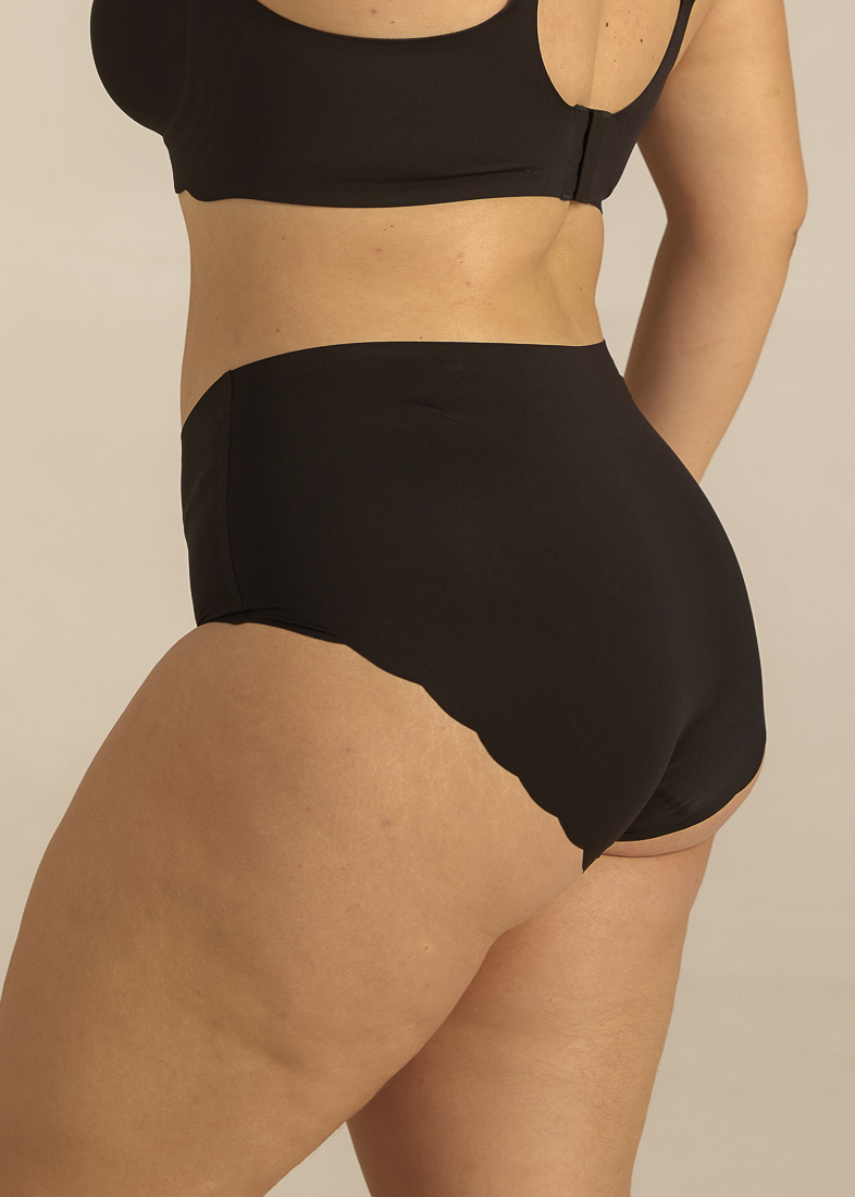 Invisible Highwaist Maxi Trusser - Sort
