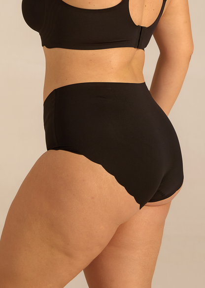 Invisible Highwaist Maxi Trusser - Sort
