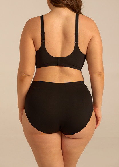 Invisible Highwaist Maxi Trusser - Sort