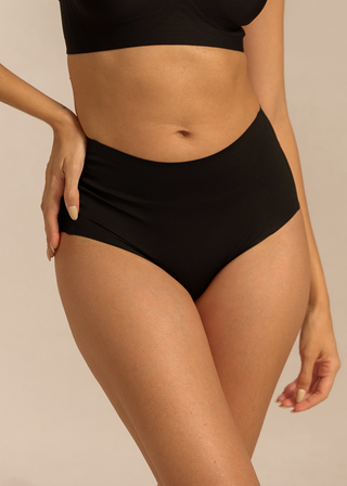 Invisible Highwaist Maxi Trusser - Sort