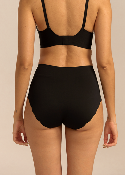 Invisible Highwaist Maxi Trusser - Sort