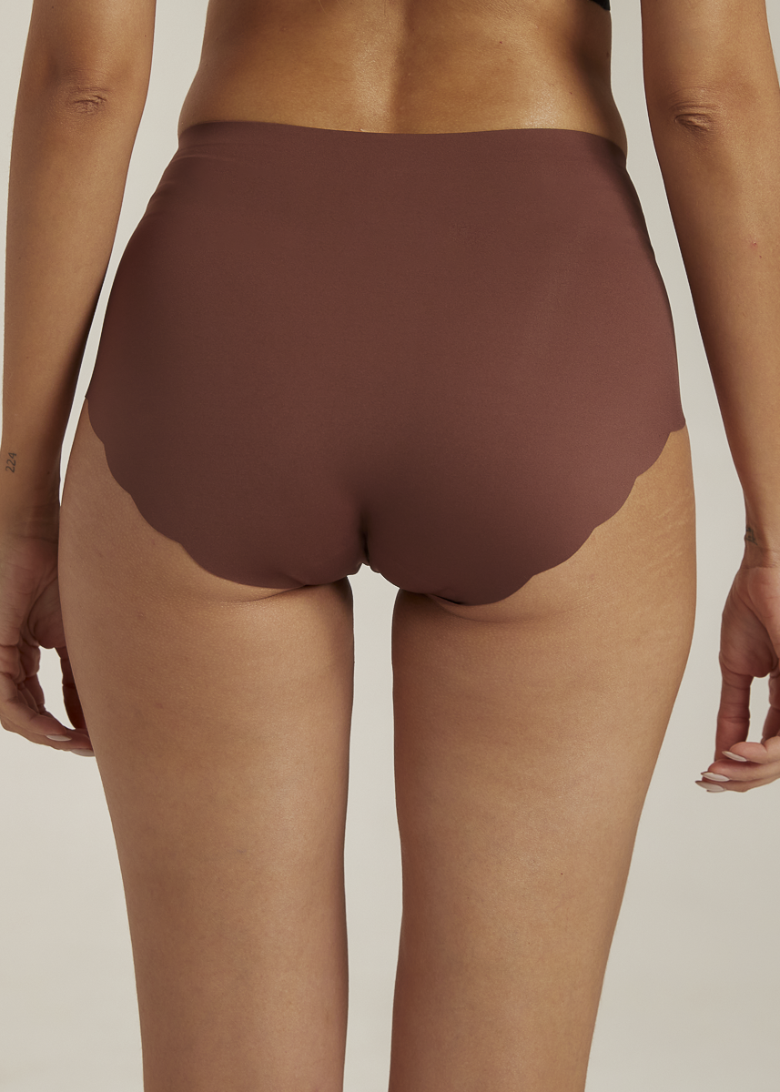 Invisible Highwaist Maxi Trusser - Velvet Chocolate