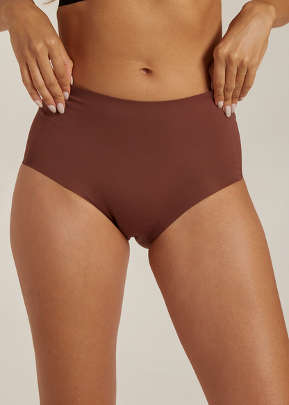 Invisible Highwaist Maxi Trusser - Velvet Chocolate