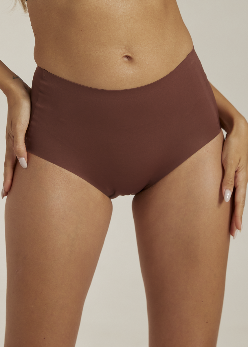 Invisible Highwaist Maxi Trusser - Velvet Chocolate