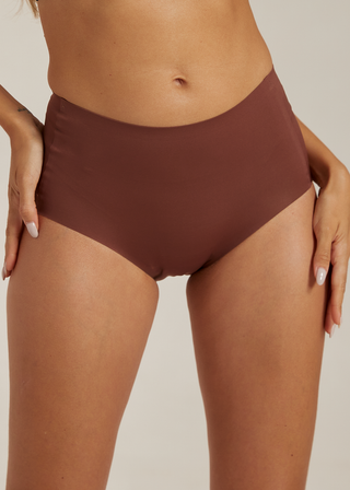 Invisible Highwaist Maxi Trusser - Velvet Chocolate