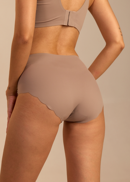 Invisible Highwaist Maxi Trusser - Mocha