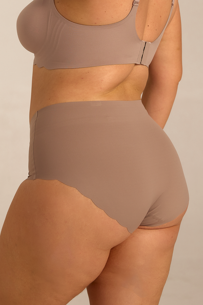 Invisible Highwaist Maxi Trusser - Mocha