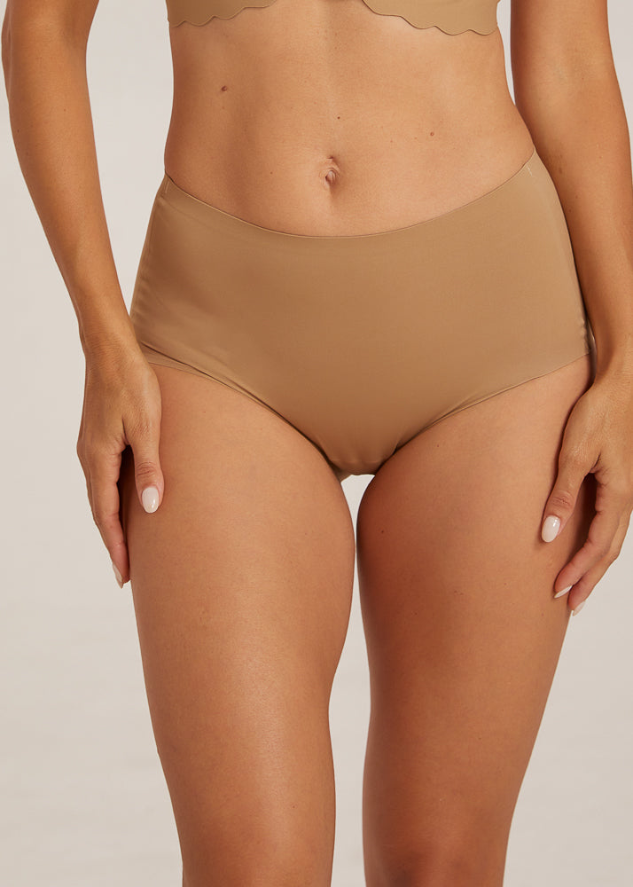 Invisible Highwaist Maxi Trusser - Skin