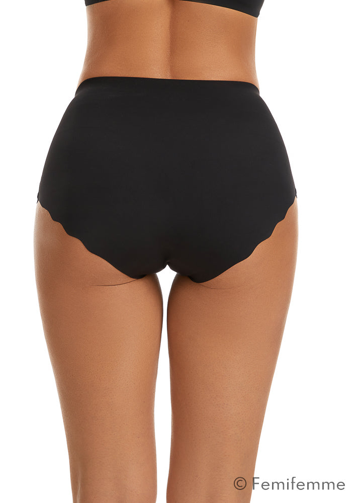 Invisible Highwaist Maxi Trusser - Sort