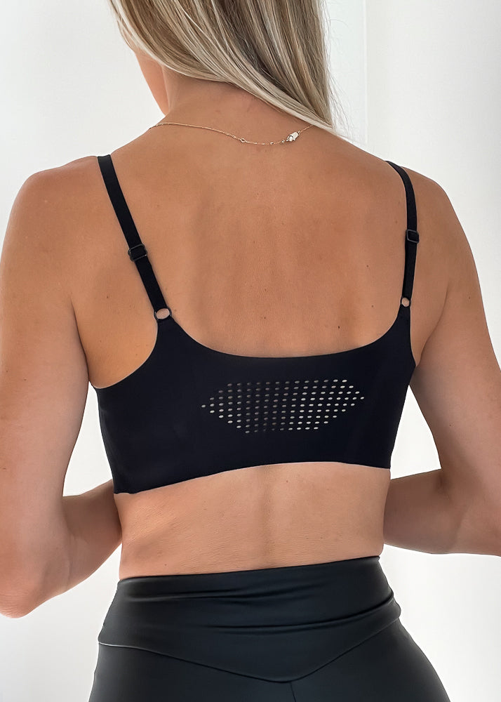 LigneV Ultrakomfort bralette med løft - Sort