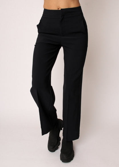 Lulu elegante vidde bukser - Sort