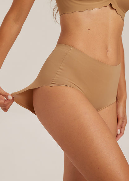 Invisible Highwaist Maxi Trusser - Skin
