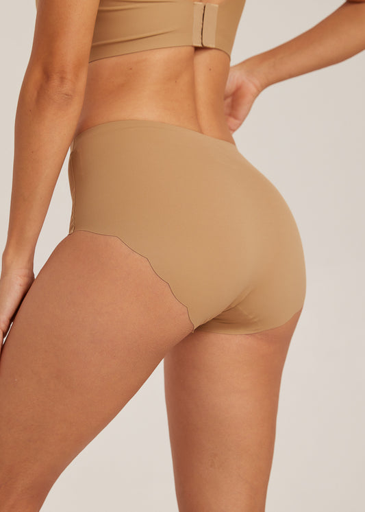 Invisible Highwaist Maxi Trusser - Skin