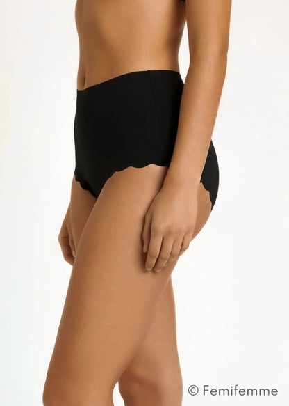 Invisible Highwaist Maxi Trusser - Sort