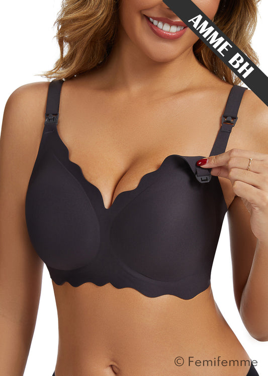 SoftWave Full Coverage Amme BH - Sortgrå