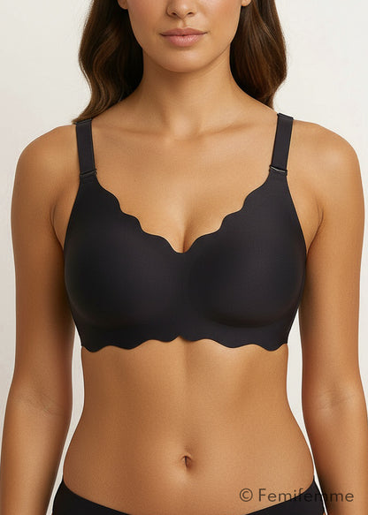 SoftWave Full Coverage Bøjlefri BH - Sortgrå