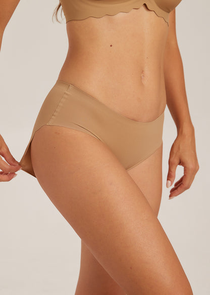 Invisible Soft Sømløs Tai Trusse - Skin
