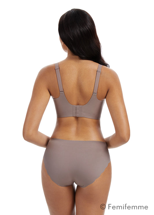 V-Mesh Comfort Bralette - Soft Mocha